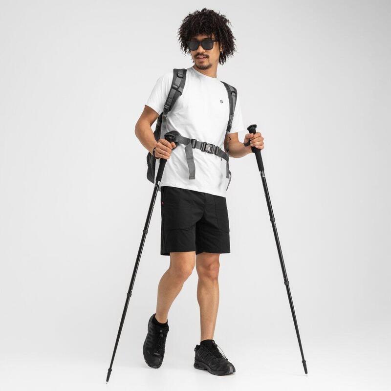 Pánské turistické triko s krátkým rukávem Picos Bílá