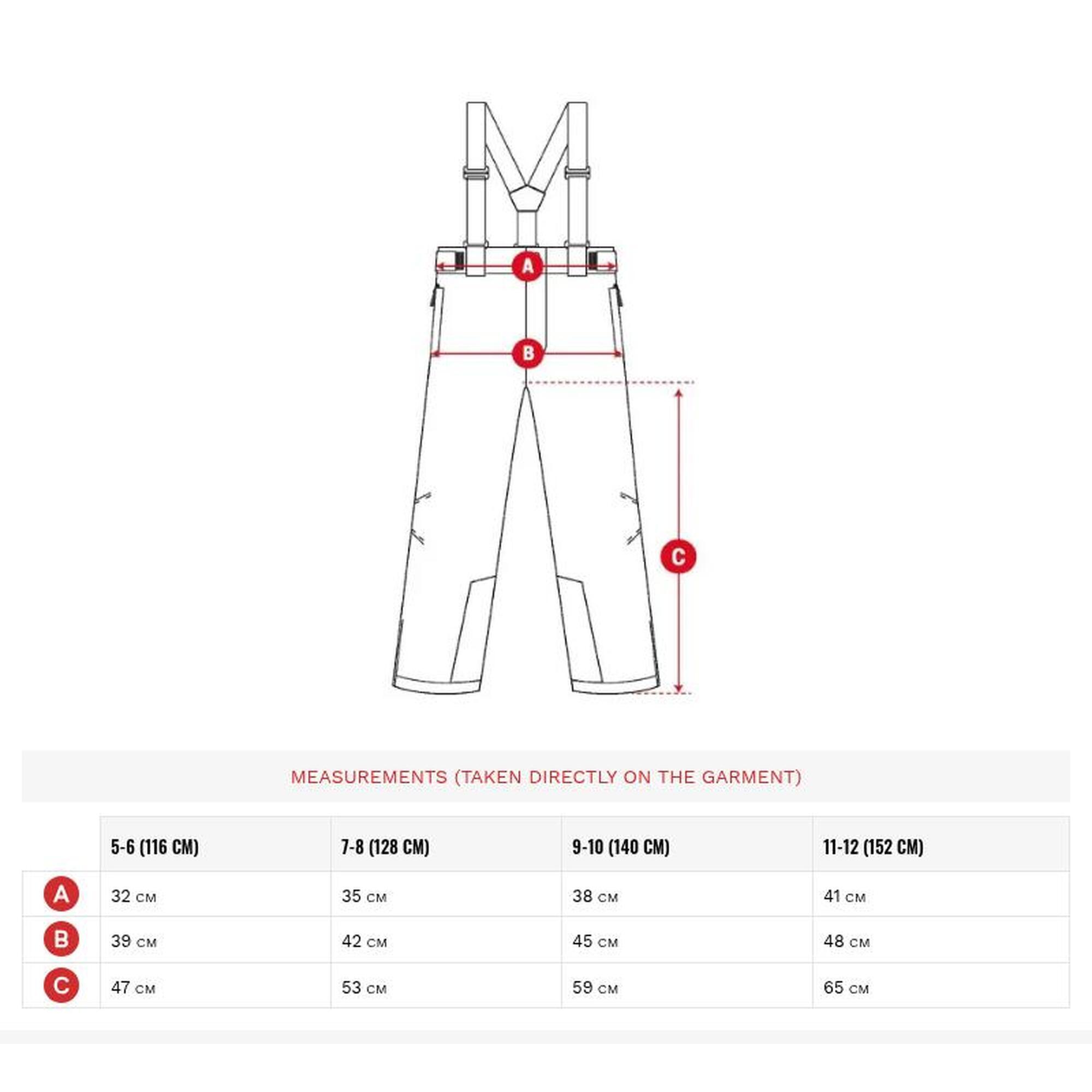 Chlapecké lyžařské a snowboardové kalhoty s kšandami K-Core Krampus Čern�