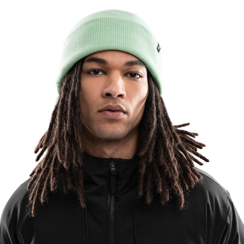 Gorro de inverno desportos de inverno homem e mulher snowflake dead moss verde