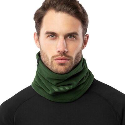 Heren en dames wintersport winter nekwarmer blunt green legergroen
