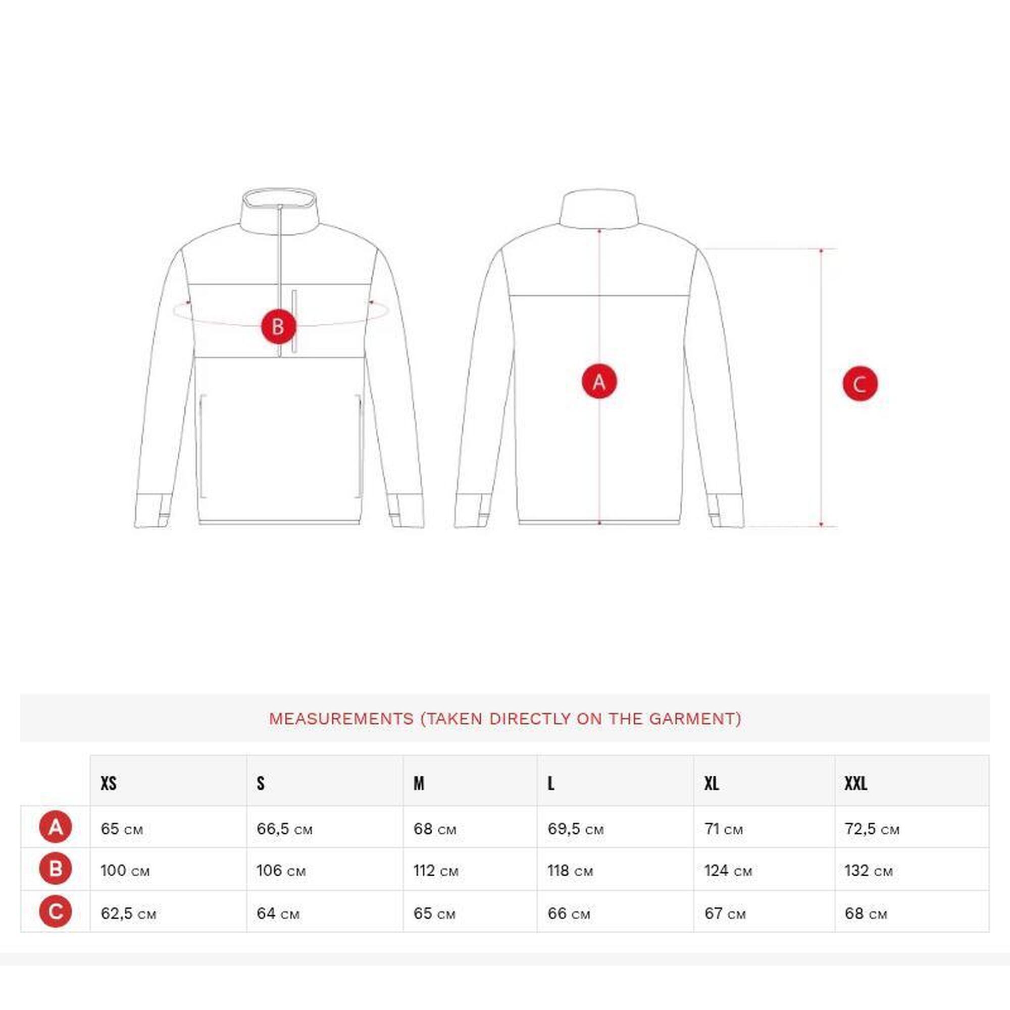Pulover din fleece pentru pentru bărbați Platte Negru