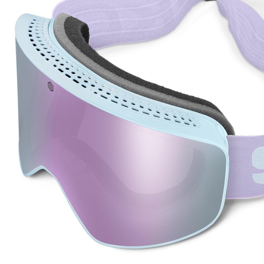 Máscara de ski Desportos de inverno Homem e mulher GX Hakuba Azul 4/7