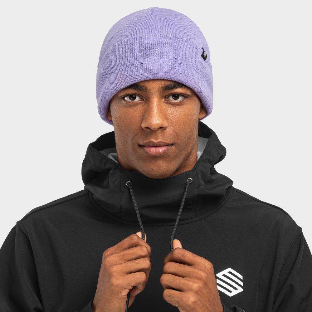 Bonnet hiver Sports d'hiver Homme et Femme Snowflake Violet Lavande 2/7