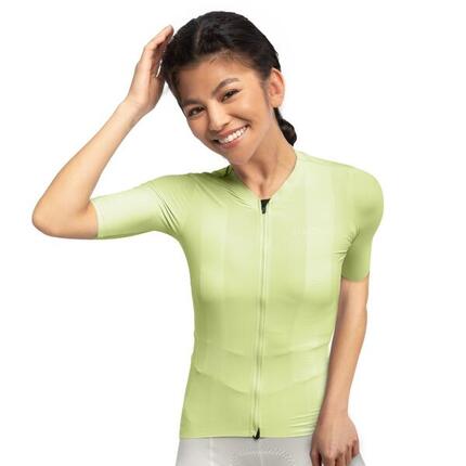 Maillot vélo ultraléger femme Cyclisme SRX Grenoble Vert