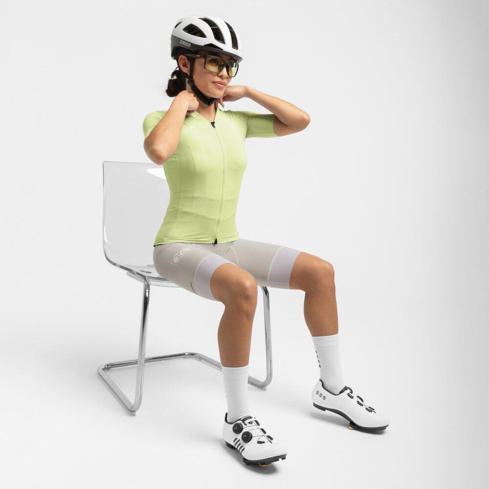 Maillot vélo ultraléger femme Cyclisme SRX Grenoble Vert 3/7