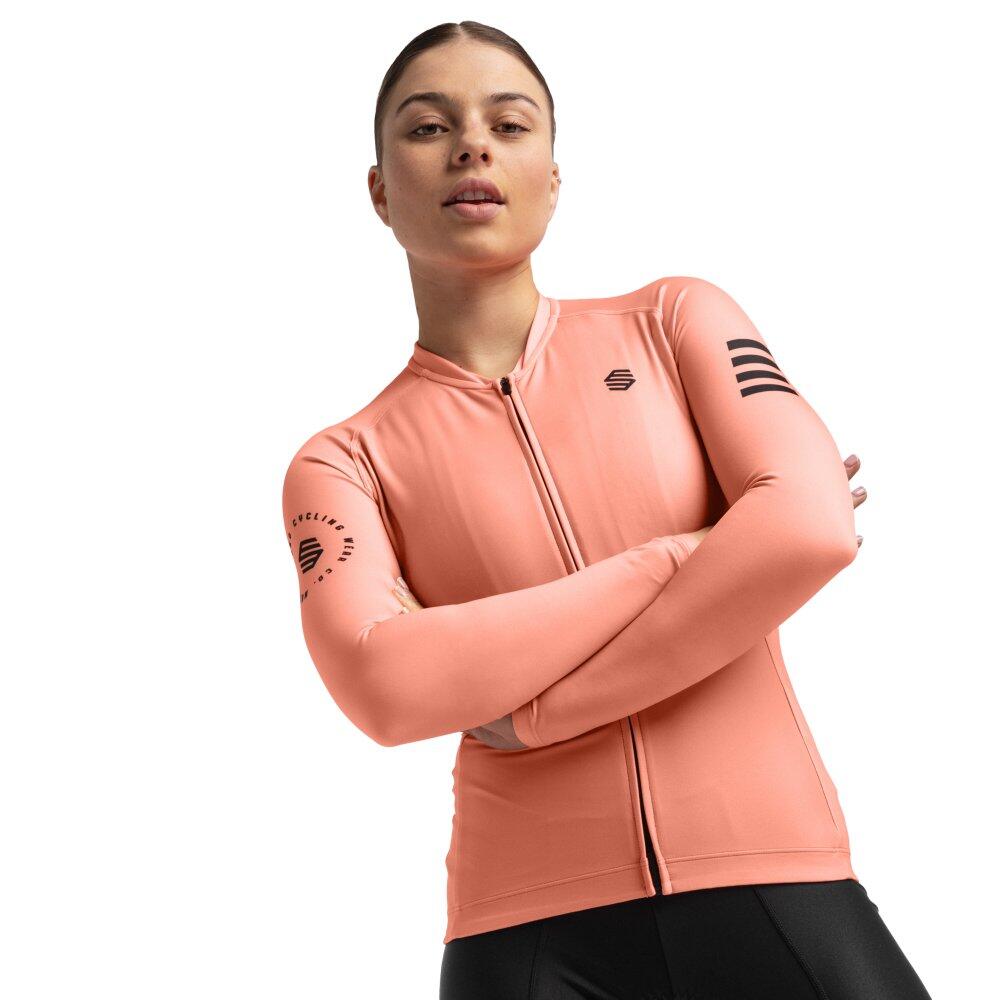 SIROKO Damen Radsport langärmeliges radtrikot für M2 Ardenas Lehm
