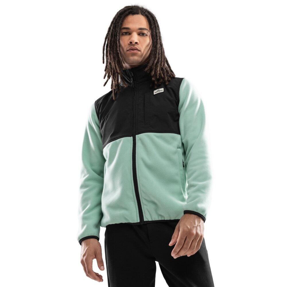 Jachetă fleece ripstop pentru Stoos Verde