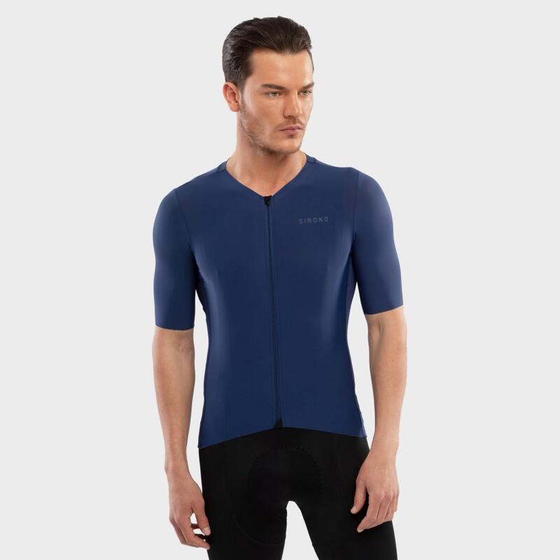 Pánský ultralehký cyklistický dres SRX Tirreno Námořní Modř