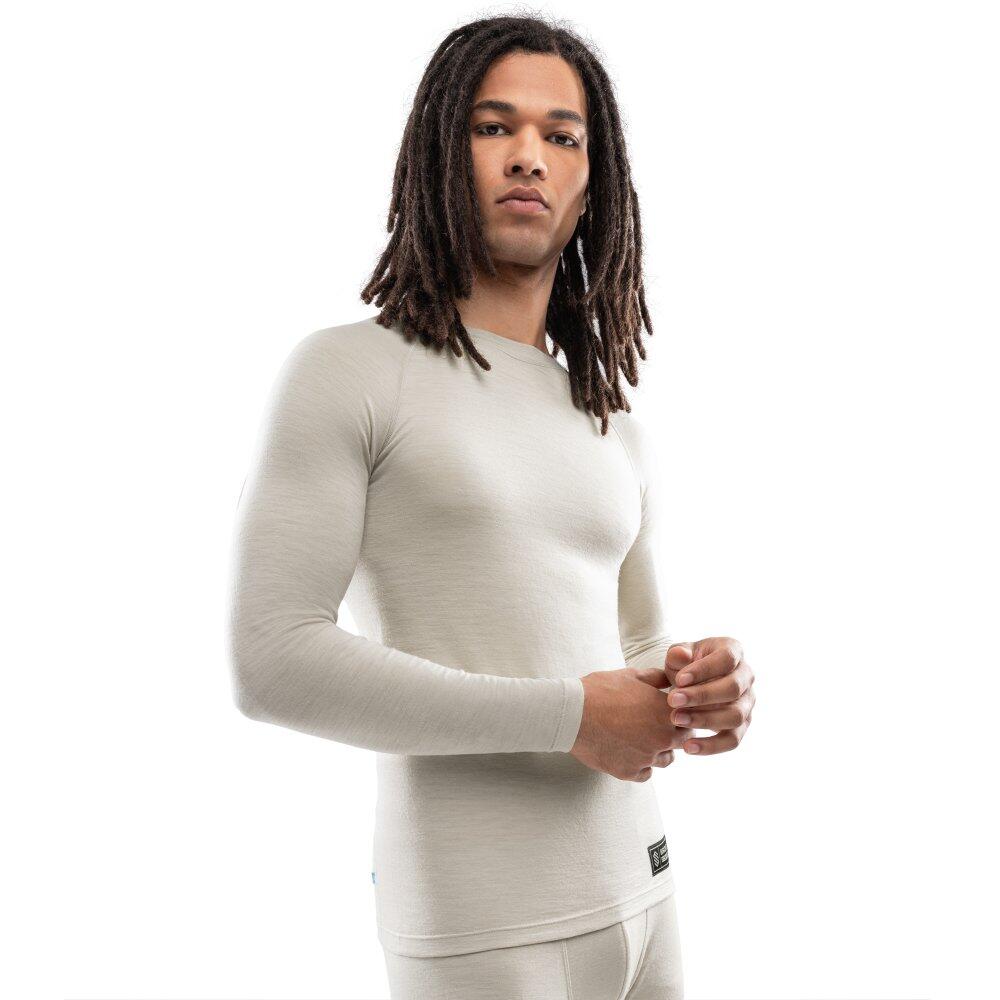 Camisola interior lã homem desportos de inverno ultimate ground beige