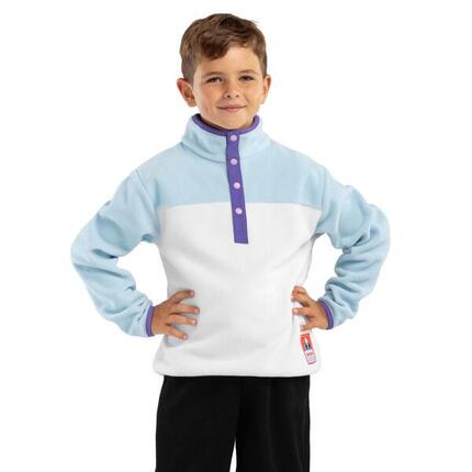 Bluza z grubego polaru snowboardowa dziecięca Charm