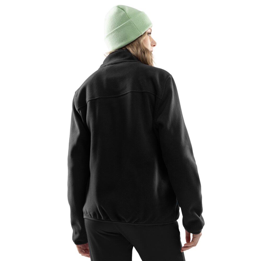 Pull polaire épais femme Sports d'hiver Stowe-W Noir 2/7