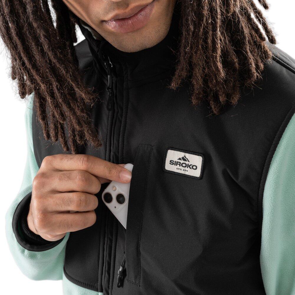 Veste polaire Stoos homme Ripstop verte 350 g/m² 4/8
