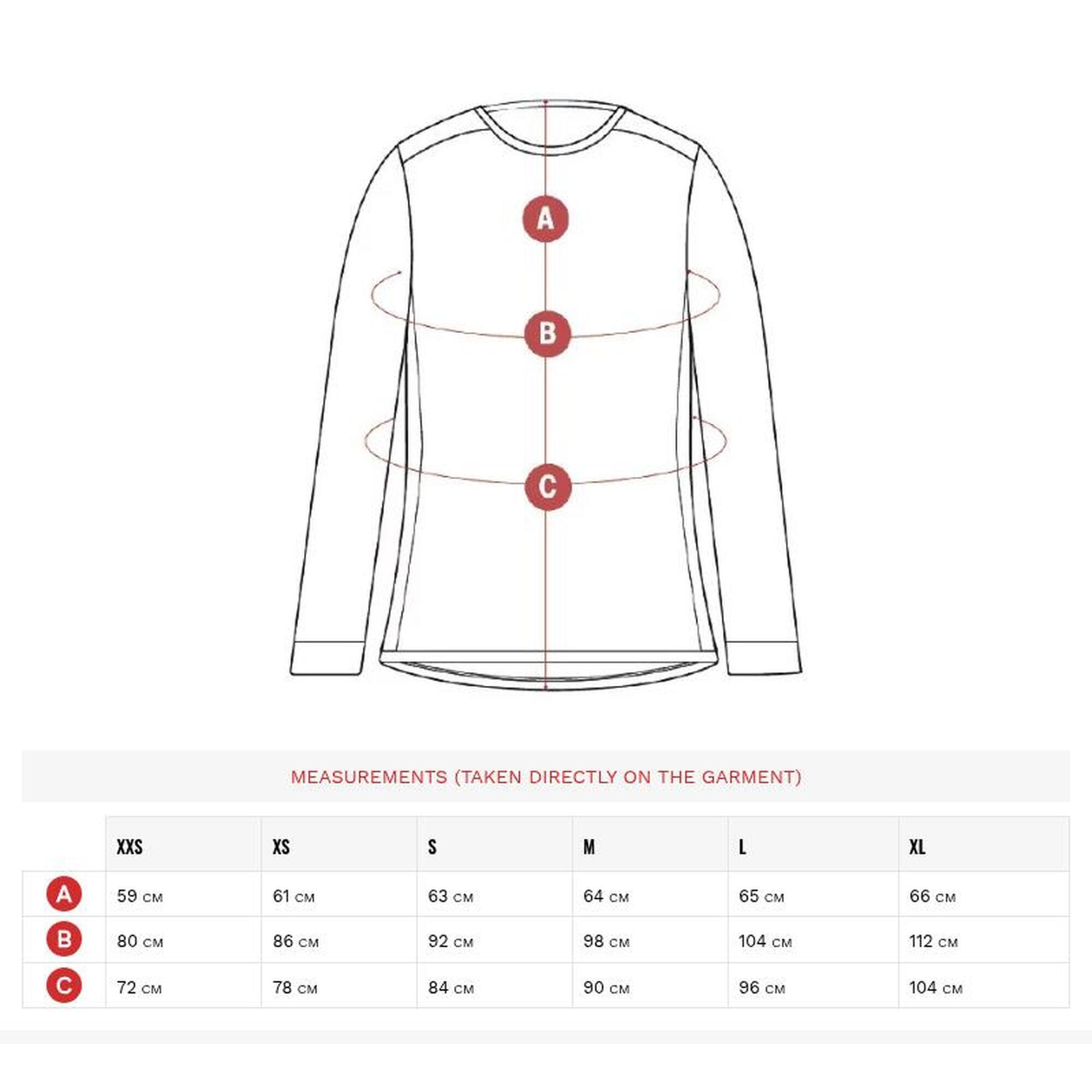Camiseta de gravel manga larga mujer ciclismo Alder Negro