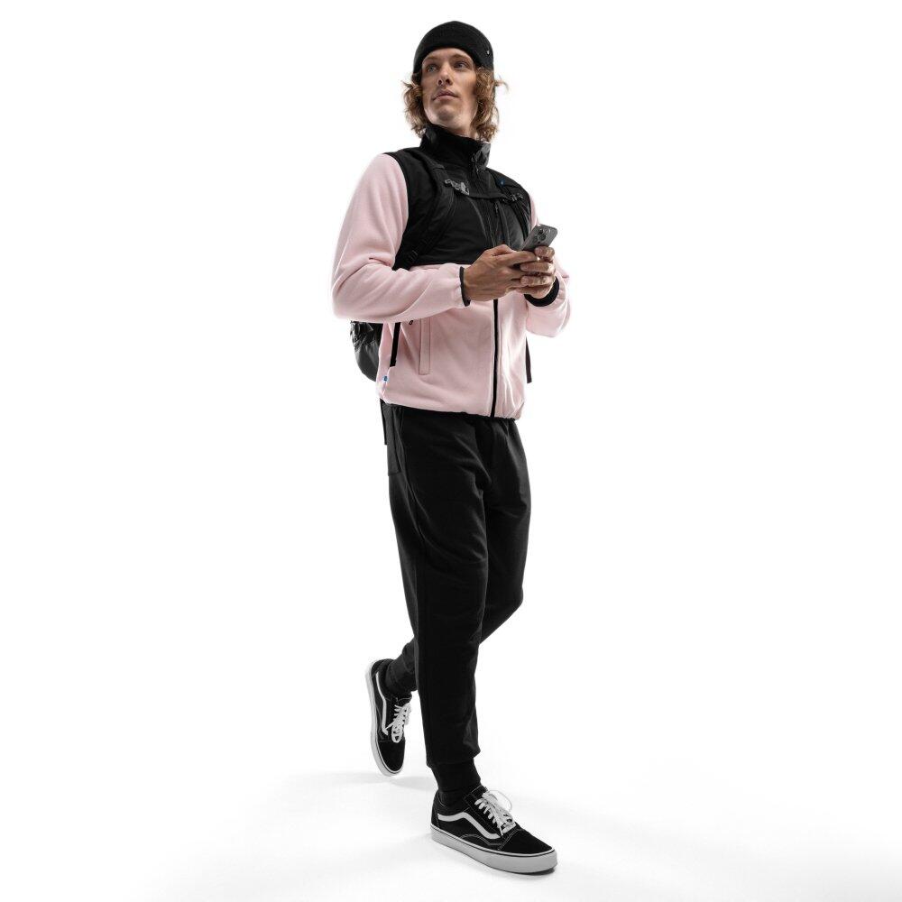 Giacca in pile Uomo Evolène Rosa 350 g/m² Ripstop 3/8