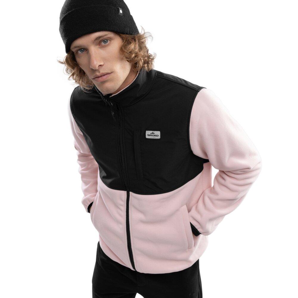 SIROKO Men Winter sports ’s ripstop fleece jacket Evolène Pink