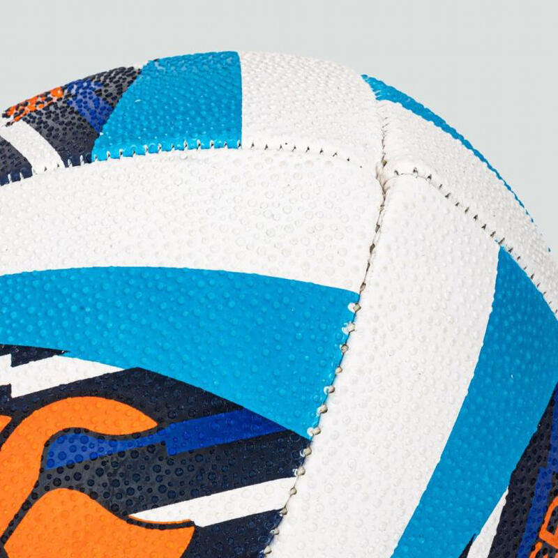 Ballon de rugby Canterbury Thrillseeker Bleu, blanc et orange Taille 3