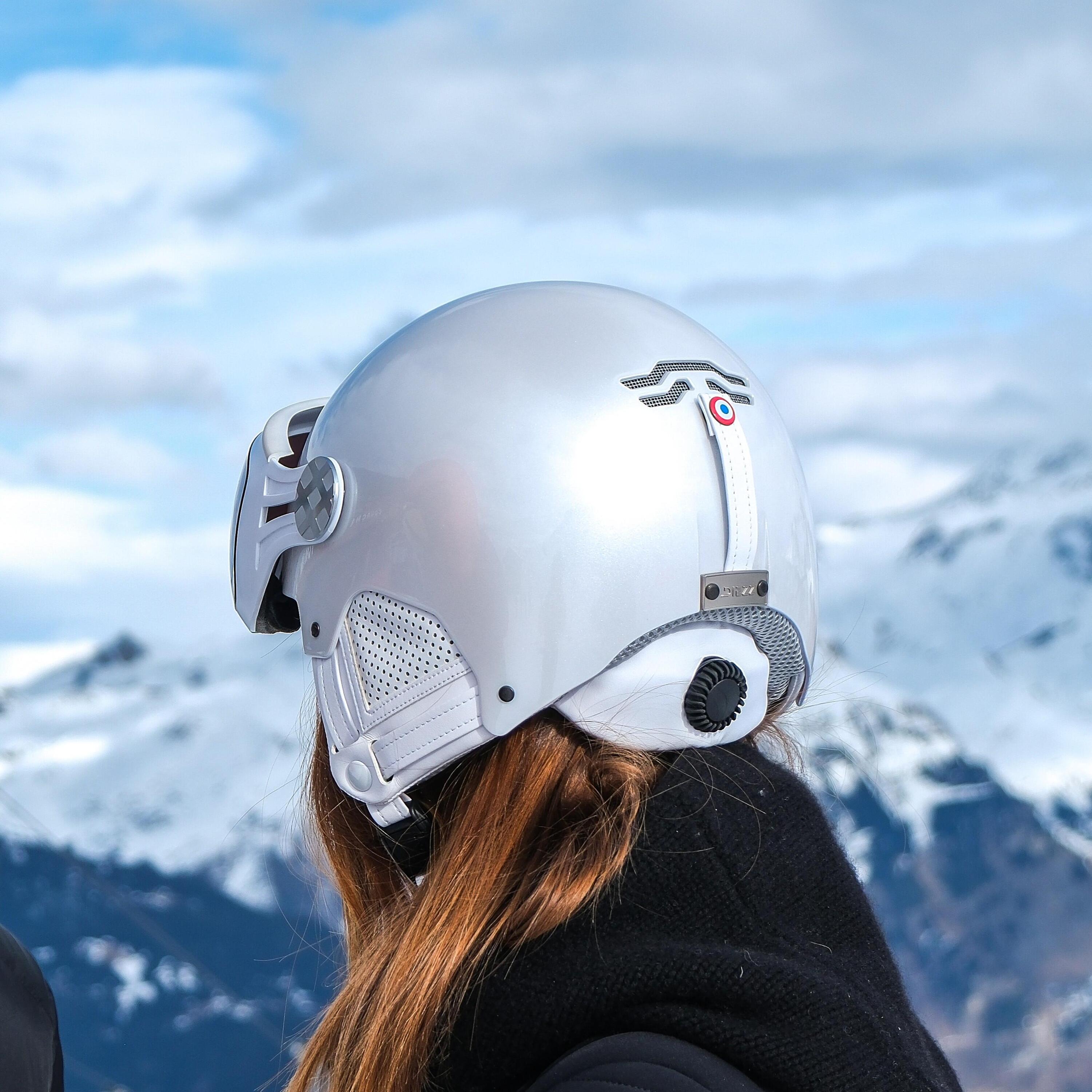 CASQUE FRANCAIS MAJOR VISIERE INFINITE White Pearl 4/6