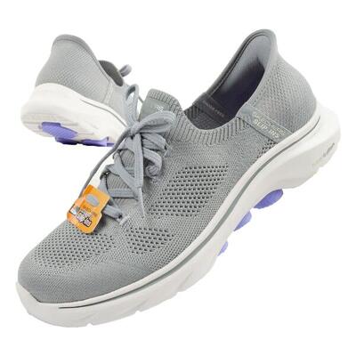Skechers go walk 7-via slip-ins sportschoenen voor dames