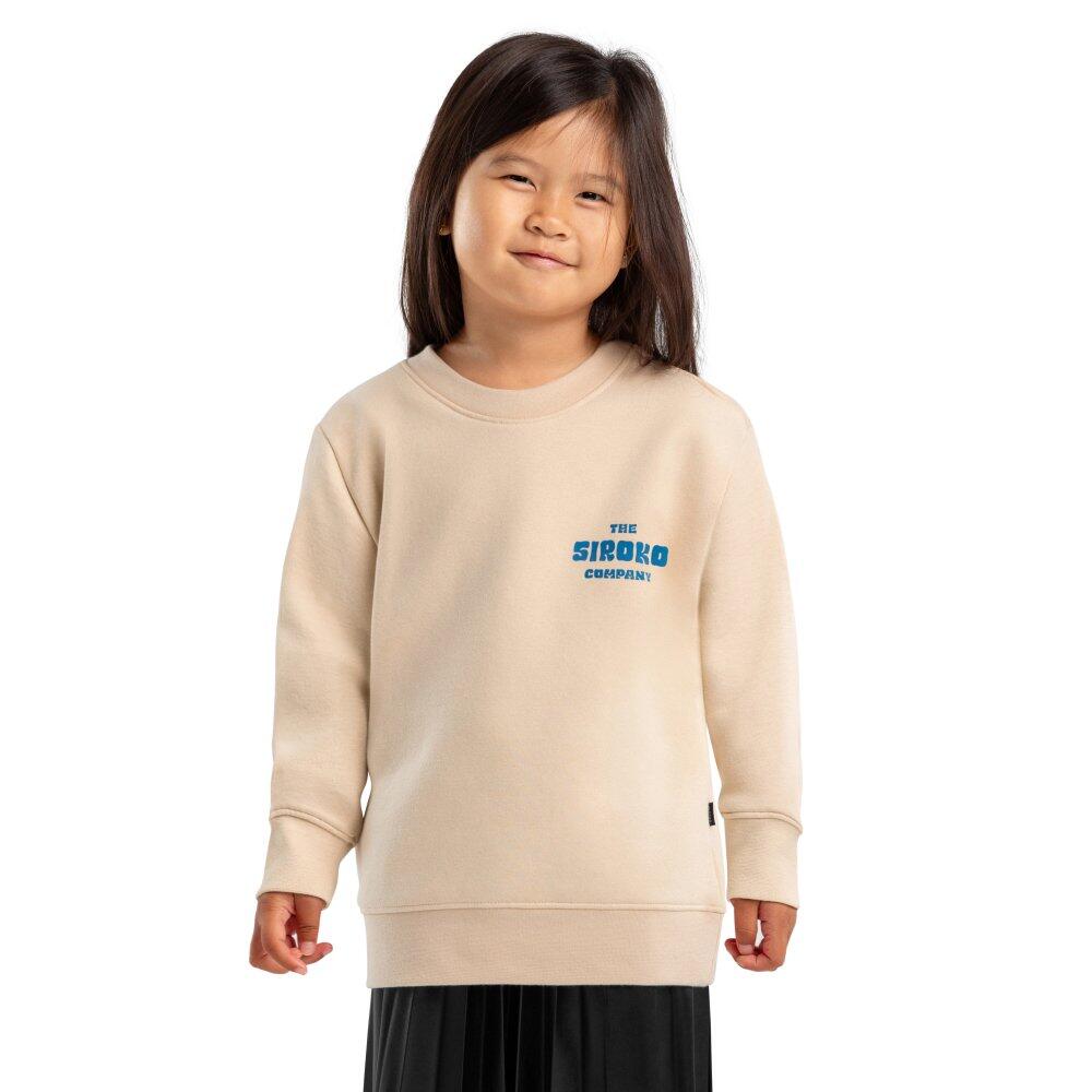 SIROKO Kids Lifestyle Girls’ crew neck sweatshirt Gang-G Beige