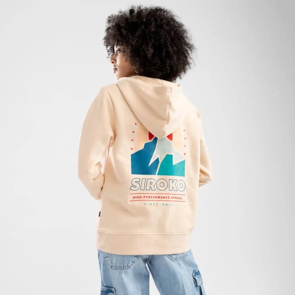 Sweat à capuche femme Lifestyle Bliss-W Beige 2/7