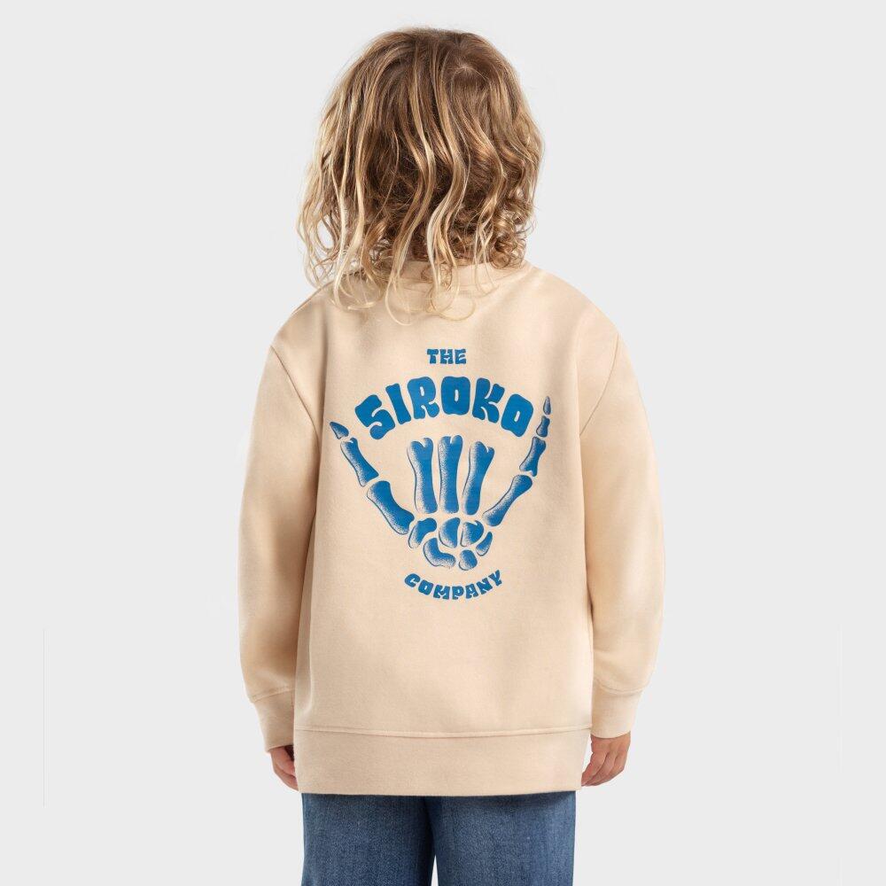 Kinder Lifestyle Jungen-Sweatshirt Gang Beige 2/7