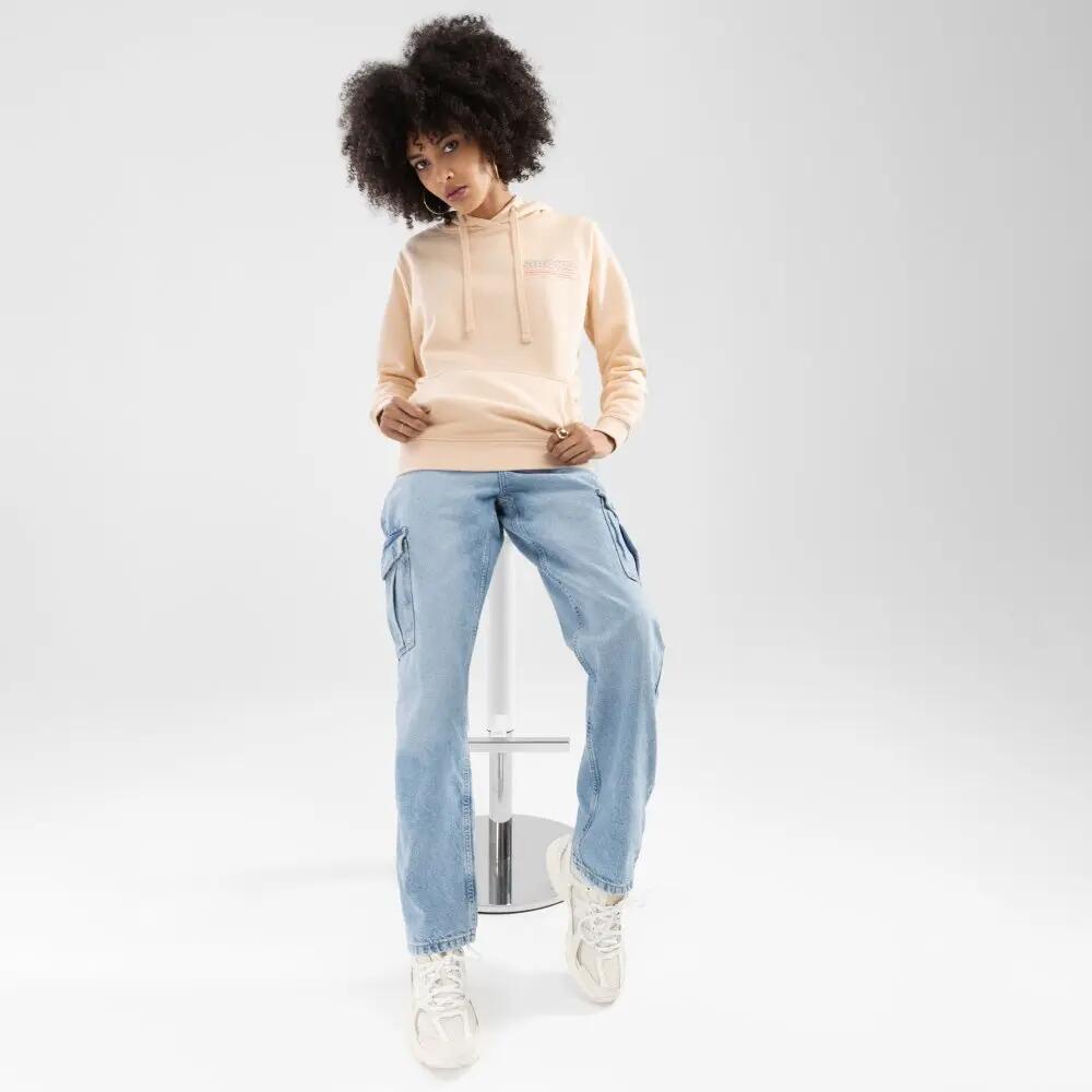 Sweat à capuche femme Lifestyle Bliss-W Beige 3/7