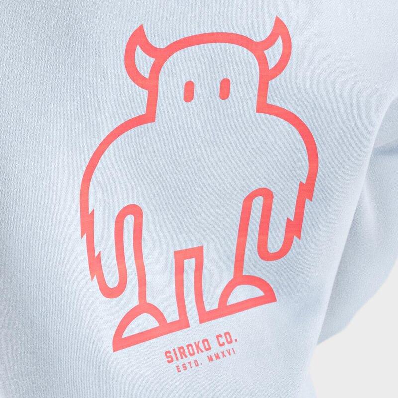 Tricou cu gât rotund pentru fete Gummy-G Albastru