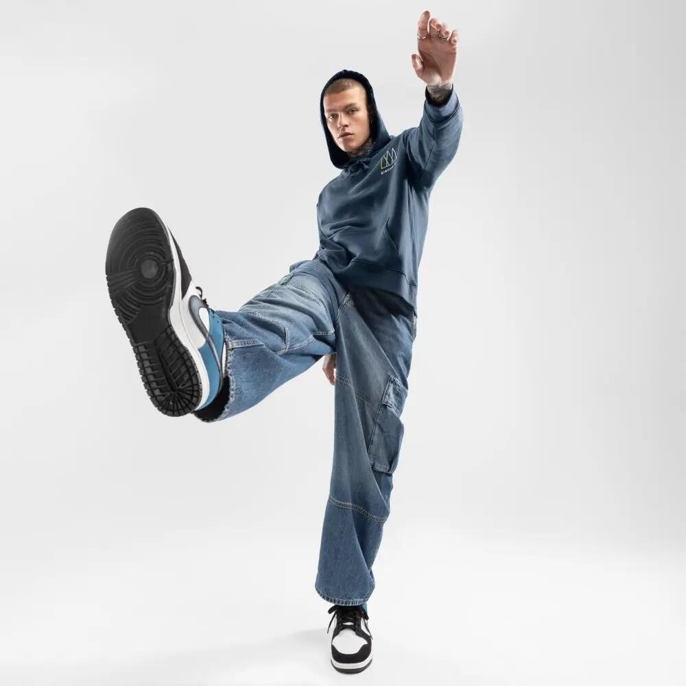 Men Lifestyle 's hooded sweatshirt Gradual Blue 3/7