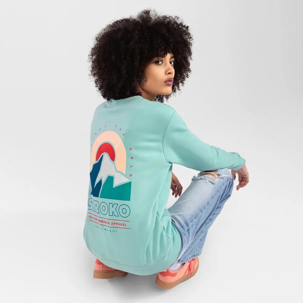 Sudadera de cuello redondo mujer lifestyle Believe-W Verde 2/8