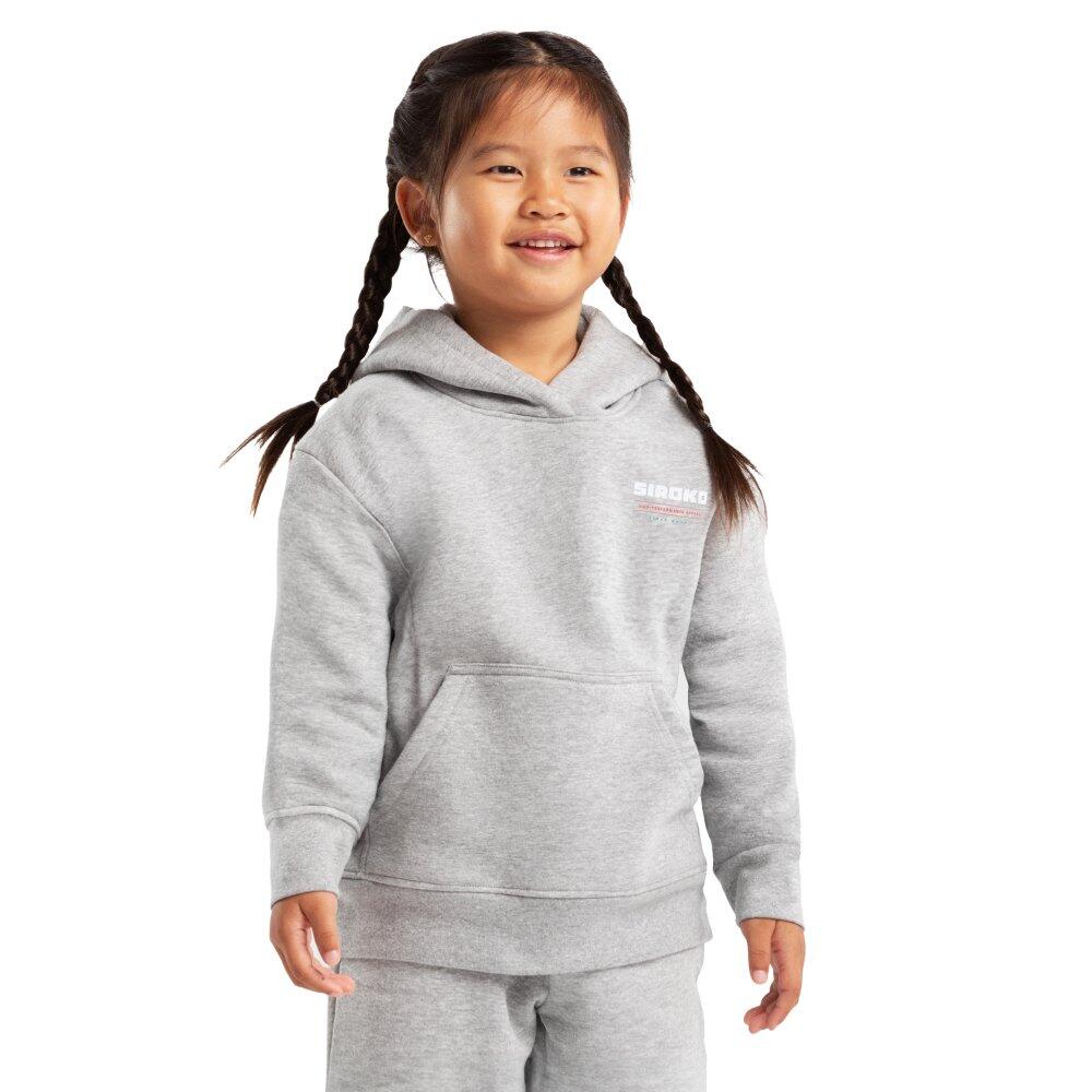 SIROKO Kids Lifestyle Girls’ hooded sweatshirt Monti-G Grey