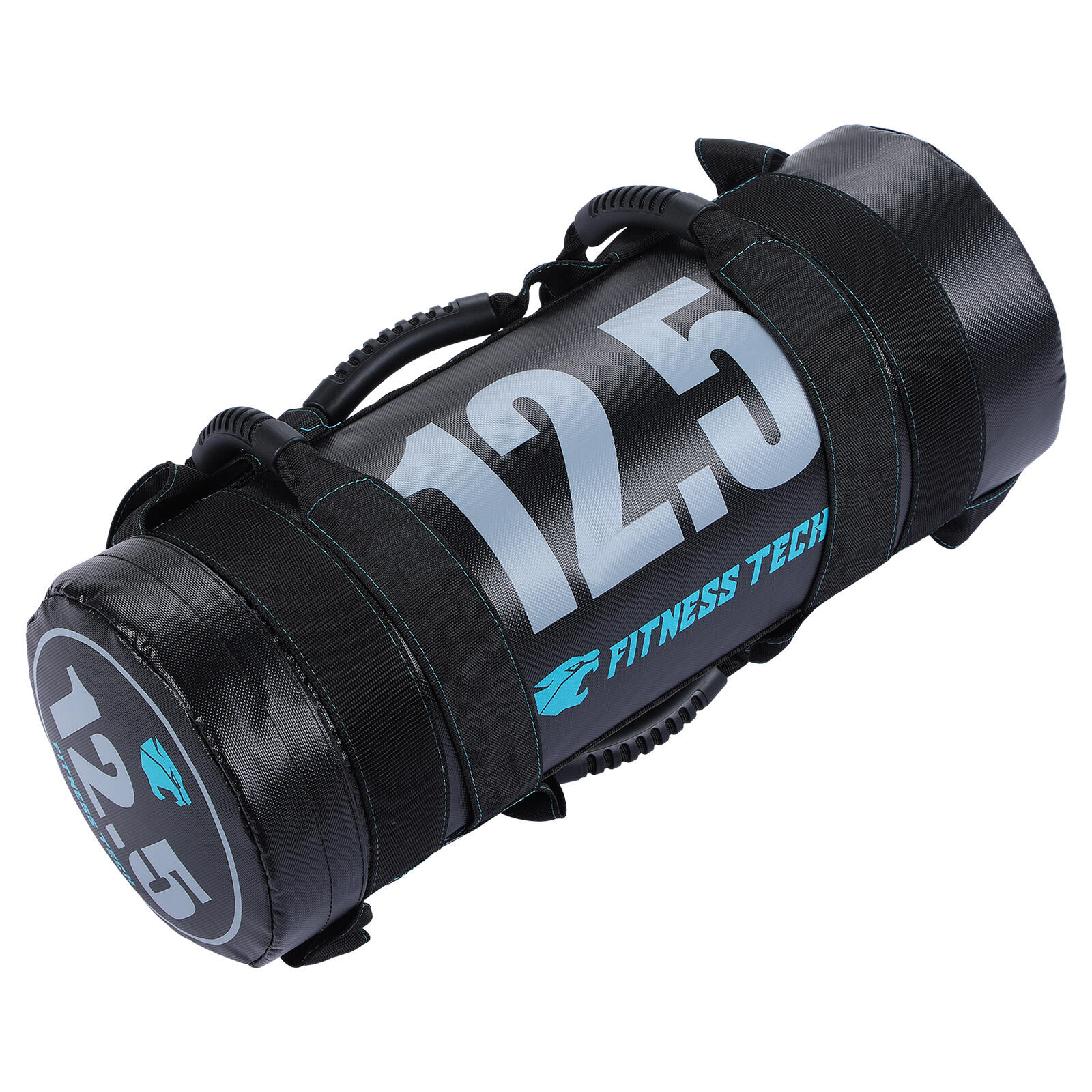 Saco búlgaro preto de 12,5kg fitness tech