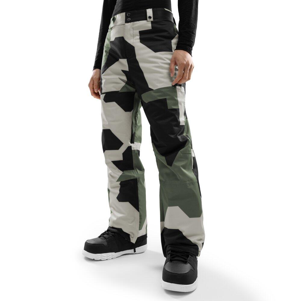 SIROKO Pantalón de nieve hombre esquí y nieve P1 Wasatch Verde