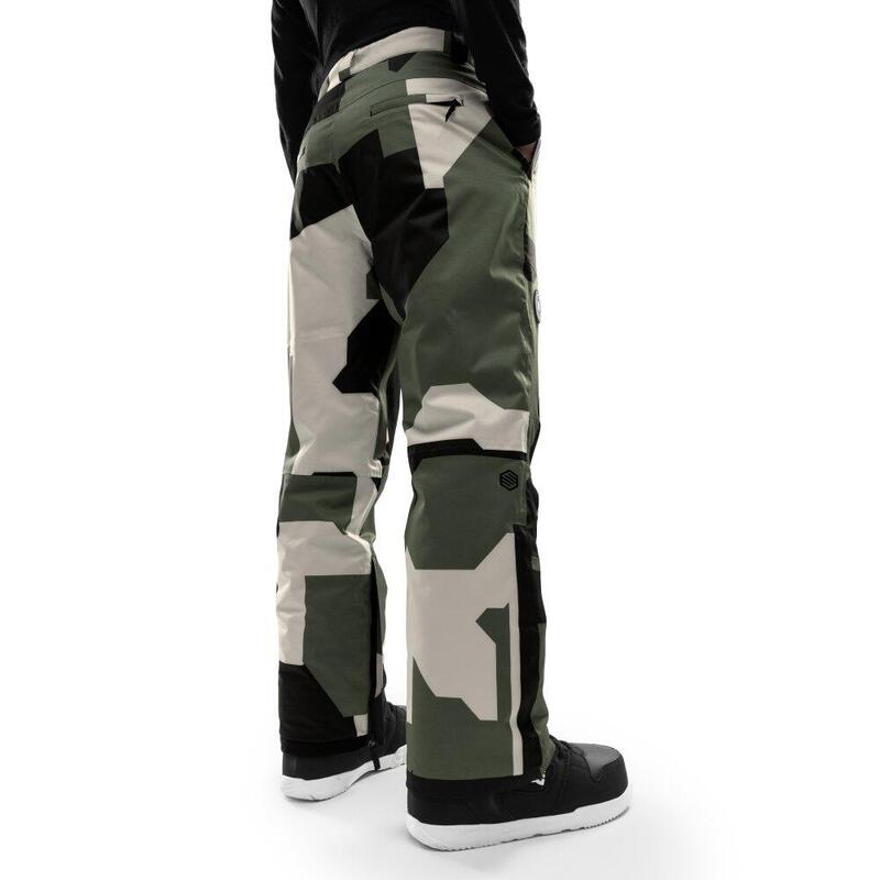 Pantaloni de snowboard pentru bărbați P1 Wasatch Verde