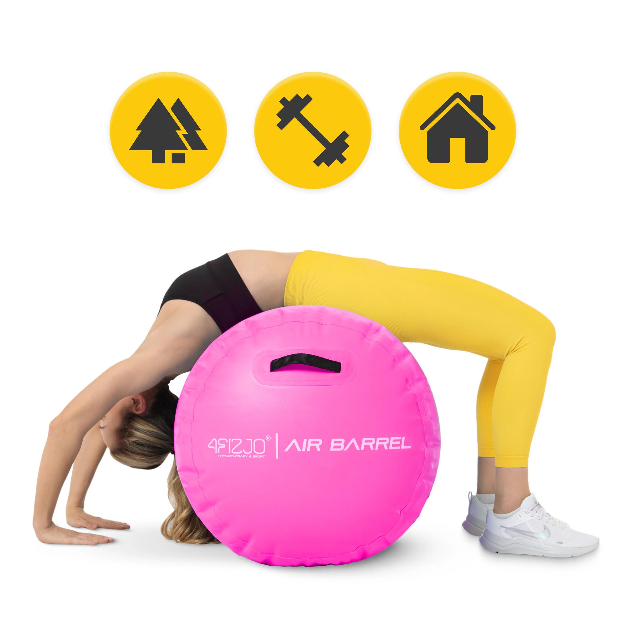 Nafukovací gymnastický váleček  na cvičení Air Barrel 4FIZJO 3/7