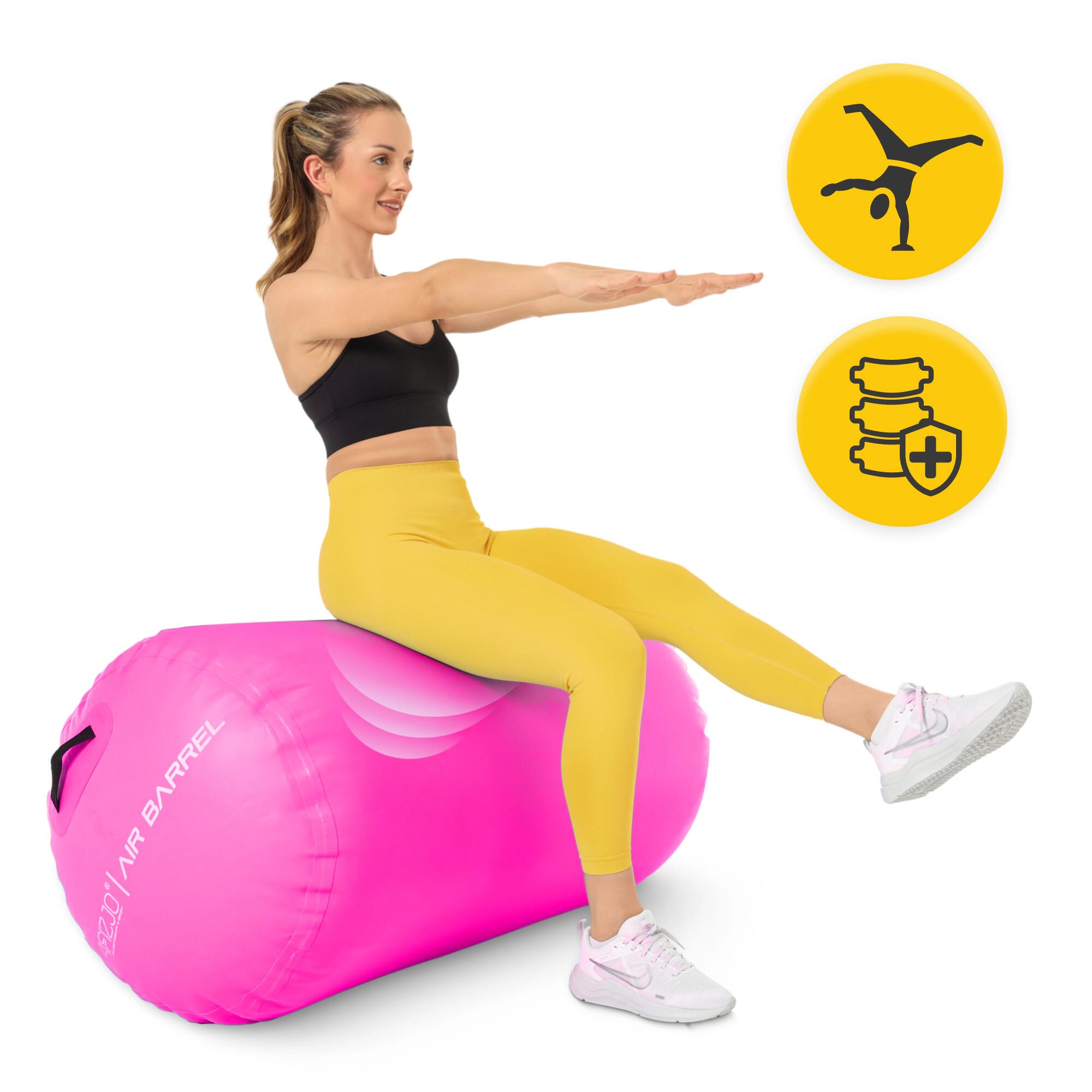 Nafukovací gymnastický váleček  na cvičení Air Barrel 4FIZJO 5/7