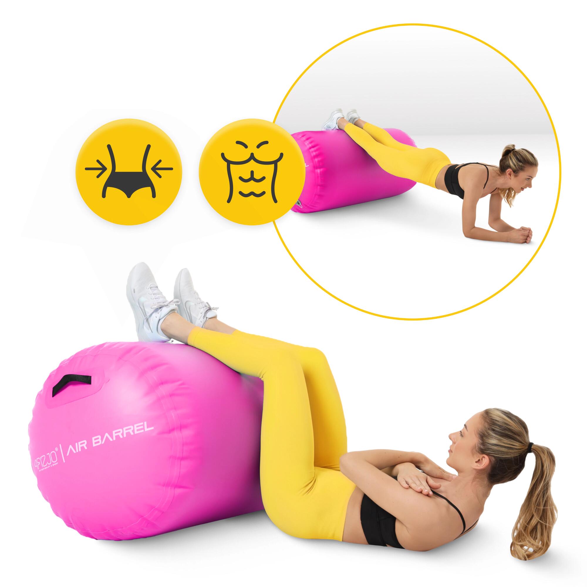 Nafukovací gymnastický váleček  na cvičení Air Barrel 4FIZJO 4/7