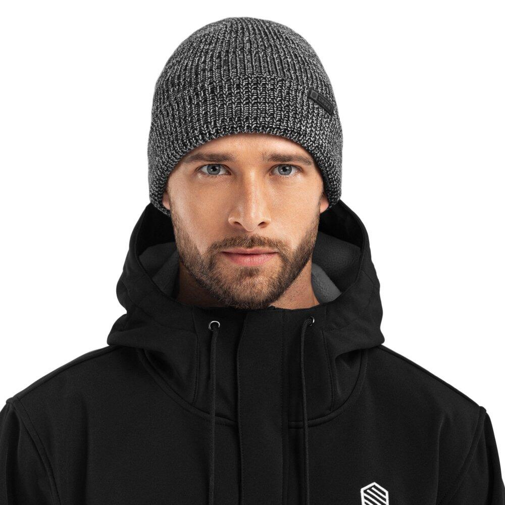 Gorro de inverno desportos de inverno homem e mulher onyx preto