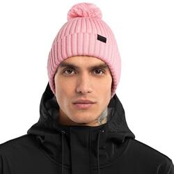 Bonnet hiver à pompon Sports d'hiver Homme et Femme Lulu Rose