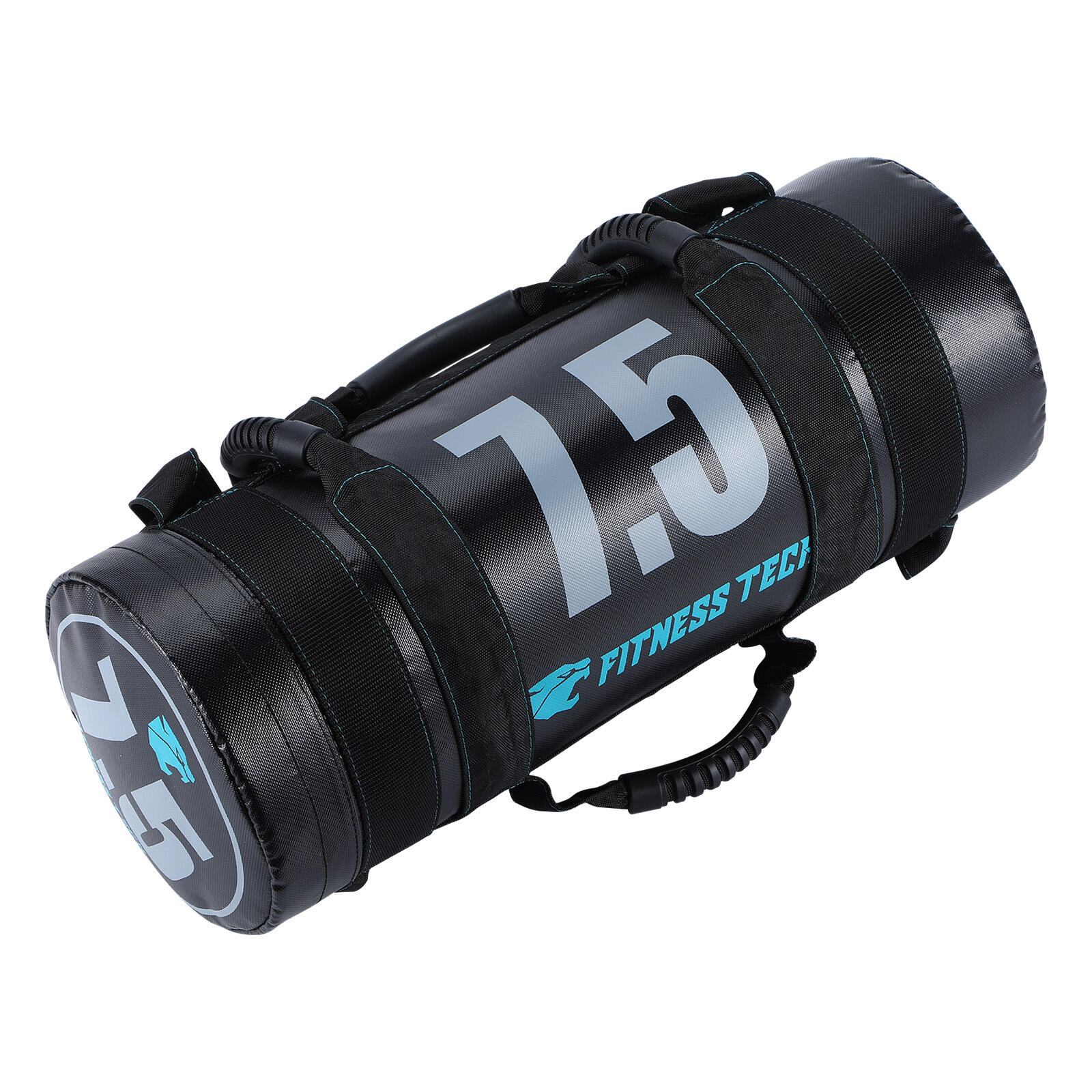 Saco búlgaro preto de 7,5kg fitness tech