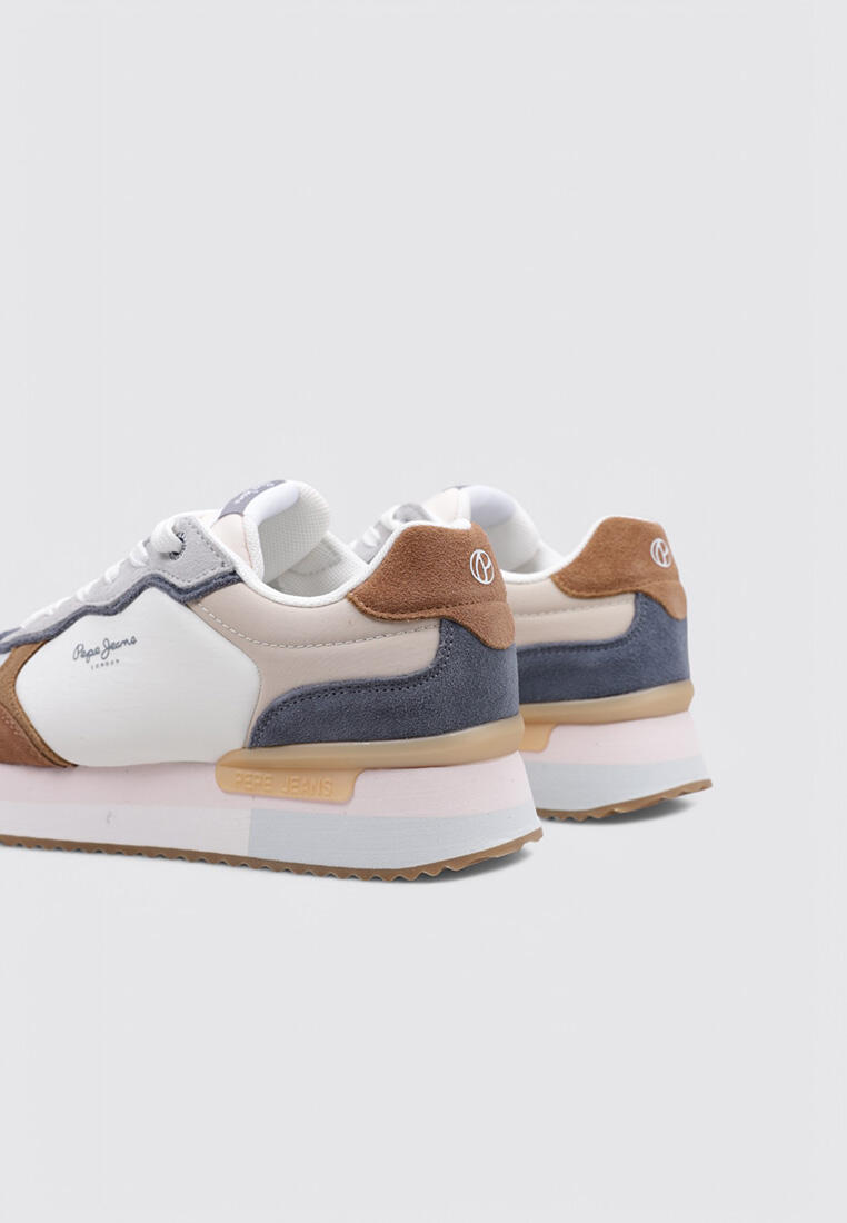 Chaussure de randonnée Baskets Femme Pepe Jeans RUSPER CLASS Marro 4/4