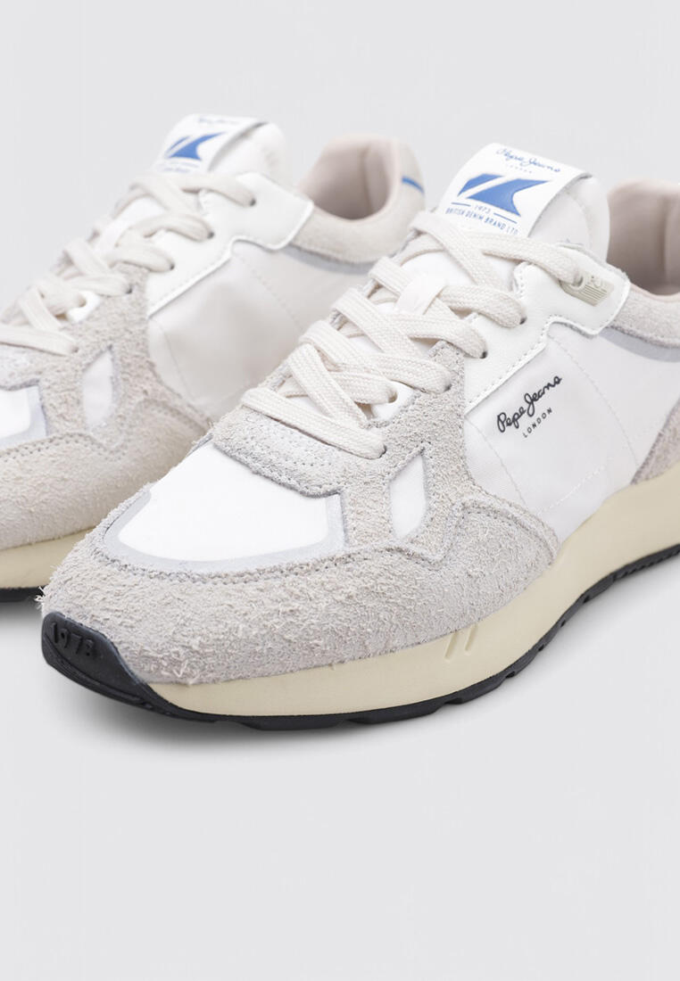 Chaussure de randonnée Baskets Homme Pepe Jeans MARLON DIVIDED M Blan 3/4