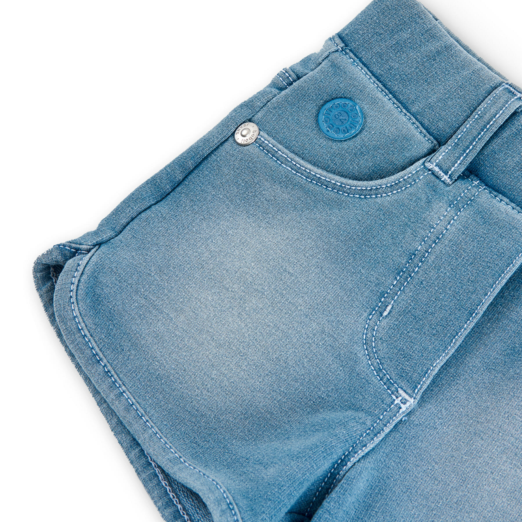 Bermudas Senderismo Bebé Boboli Azul 3/5
