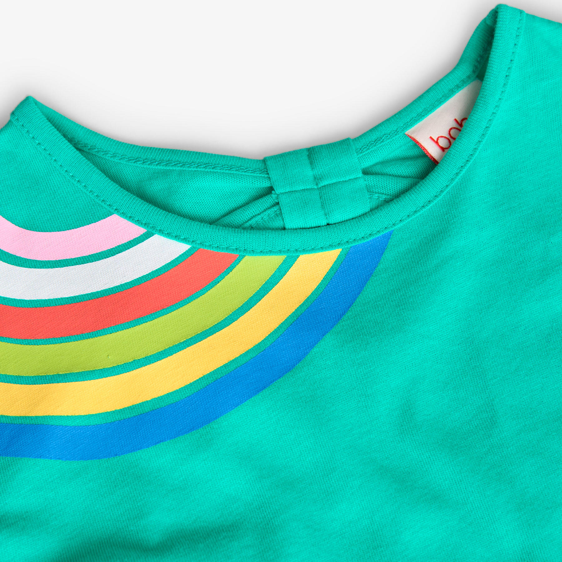 Camiseta Gimnasia Niña Boboli Verde 3/4