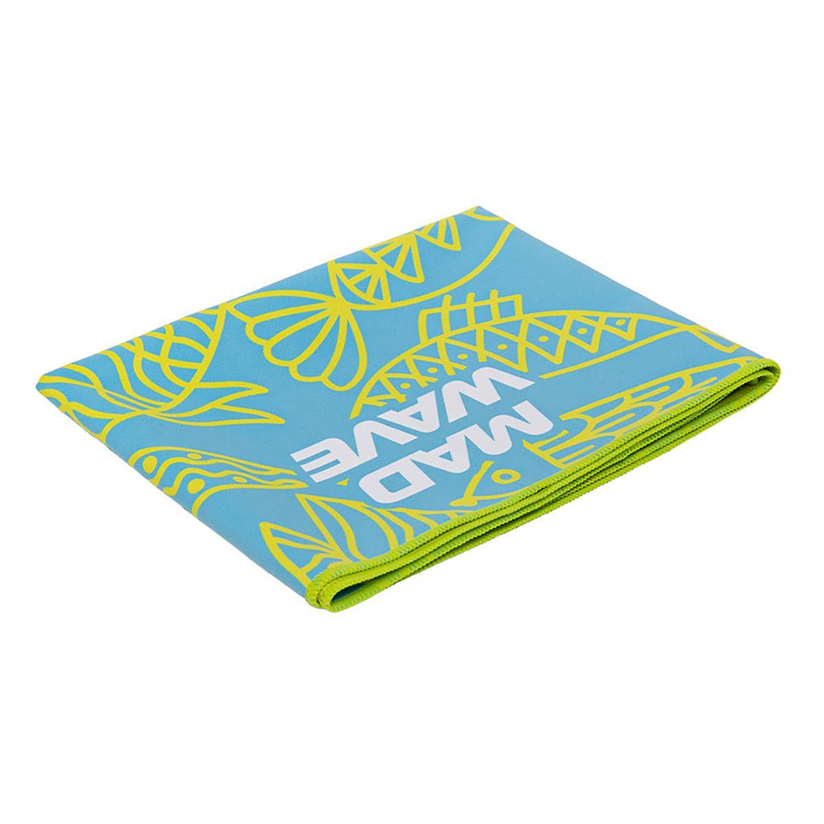 MAD WAVE Mad Wave Small Microfibre Towel - Fishes - Azure
