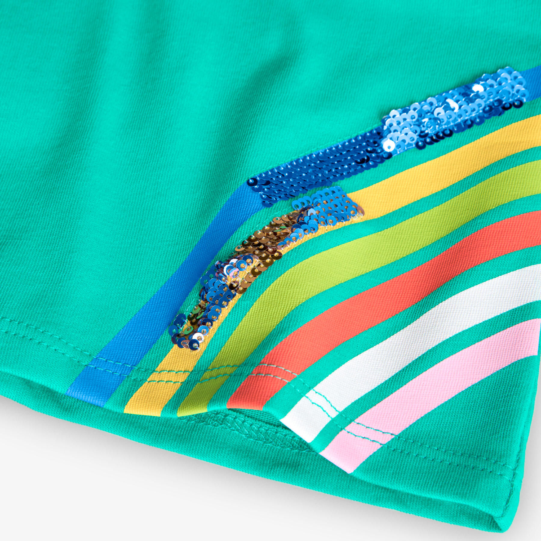 Camiseta Gimnasia Niña Boboli Verde 4/4