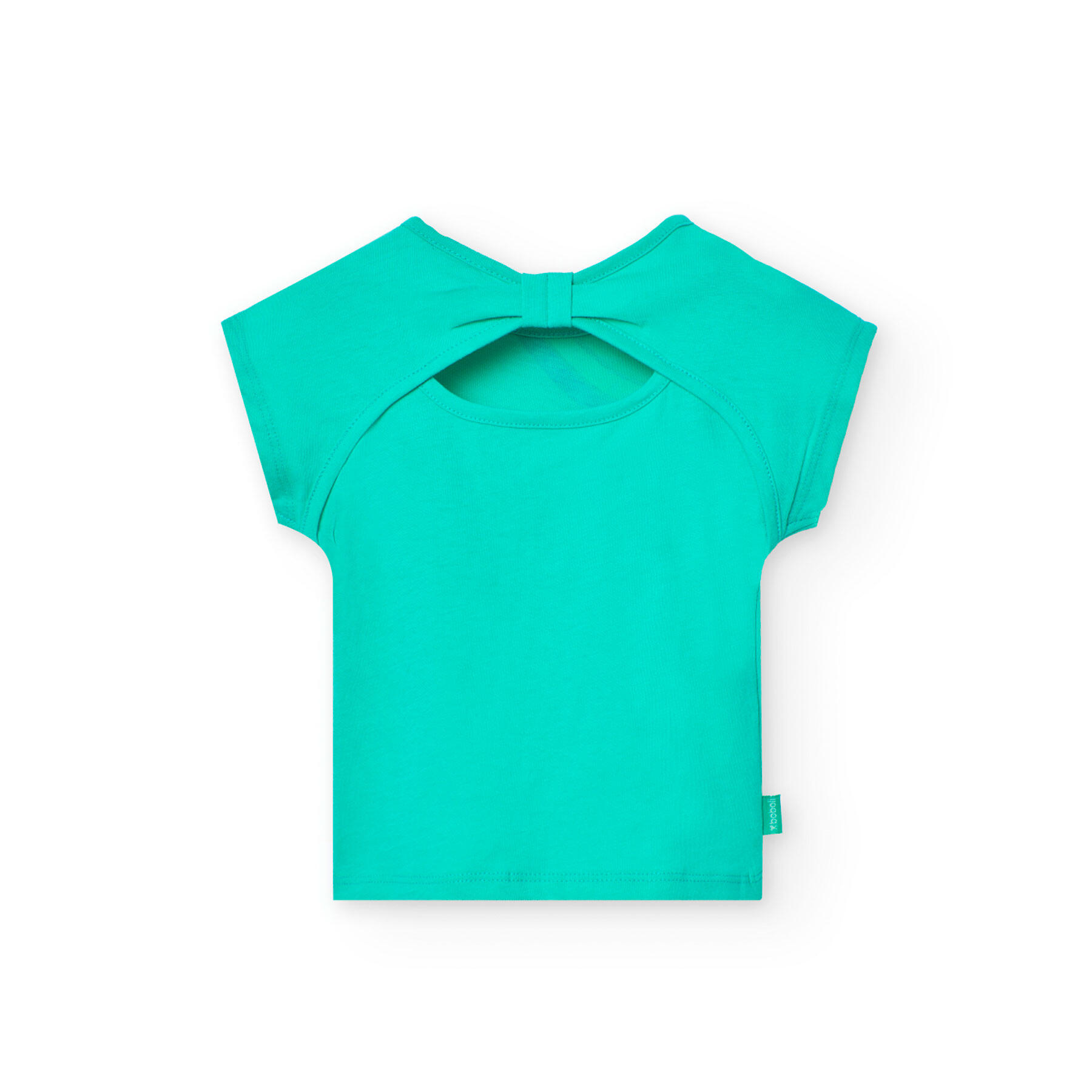 Camiseta Gimnasia Niña Boboli Verde 2/4