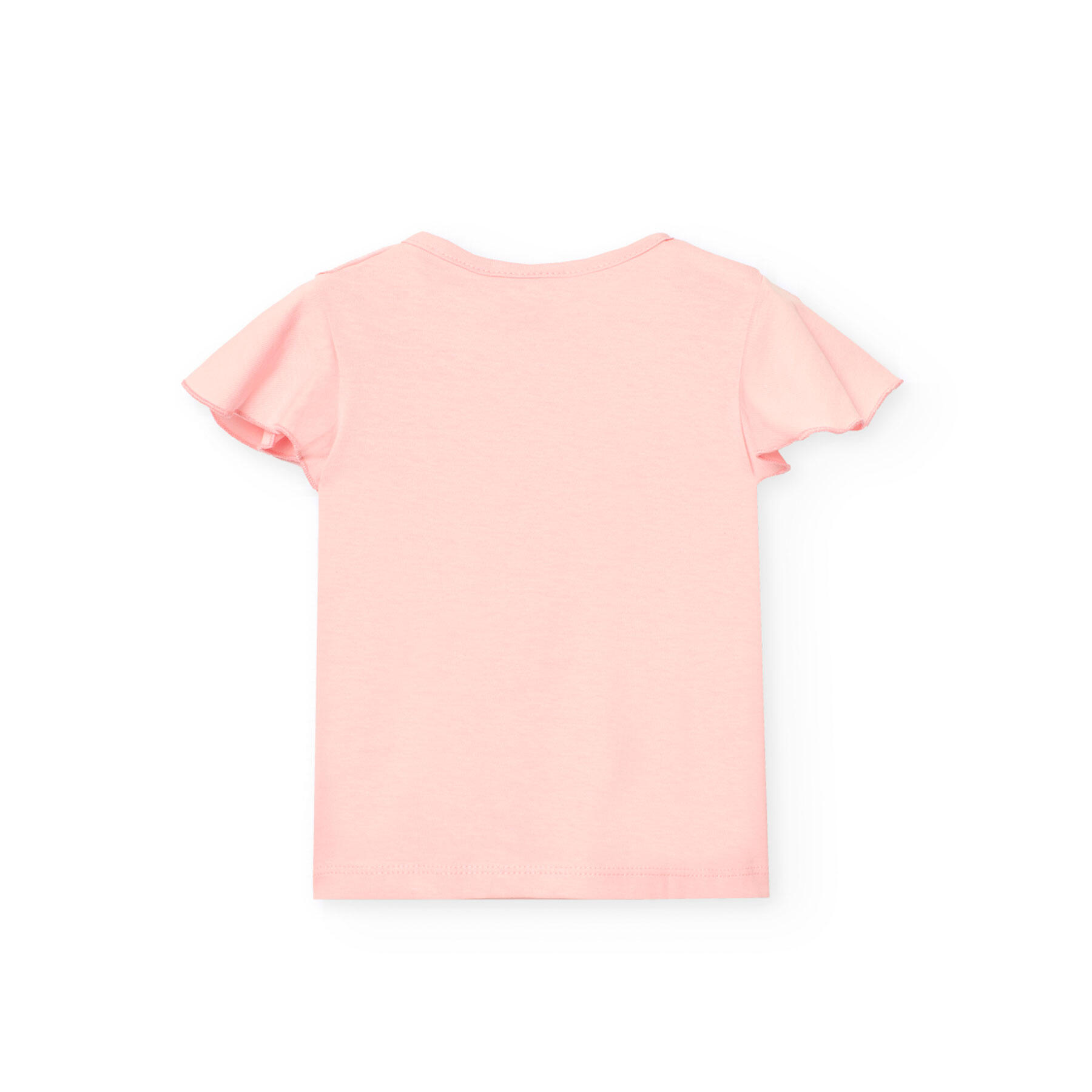 Camiseta Gimnasia Niña Boboli Rosa 2/4