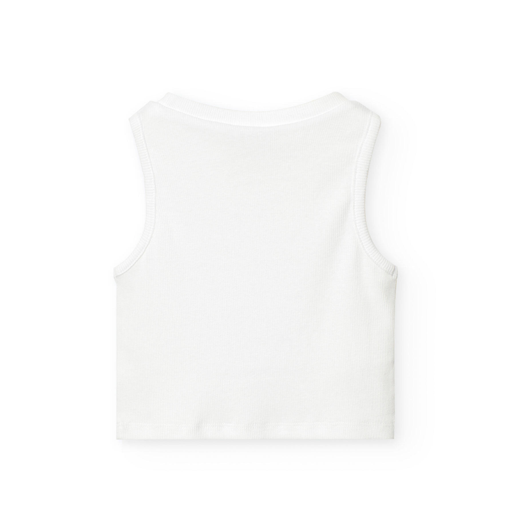 Camiseta Gimnasia Niña Boboli Blanco 2/4