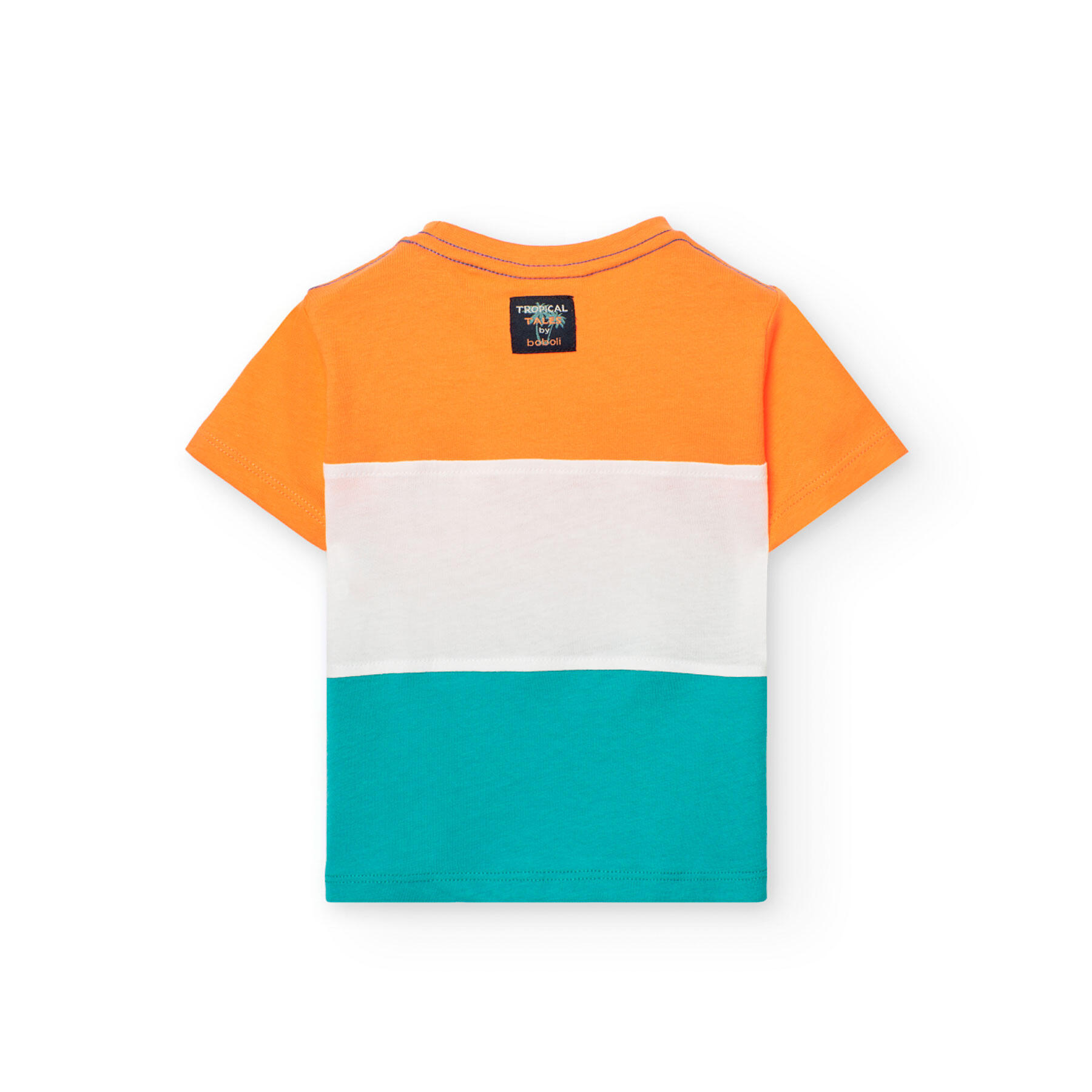 Camiseta Gimnasia Bebé Boboli Naranja 2/6
