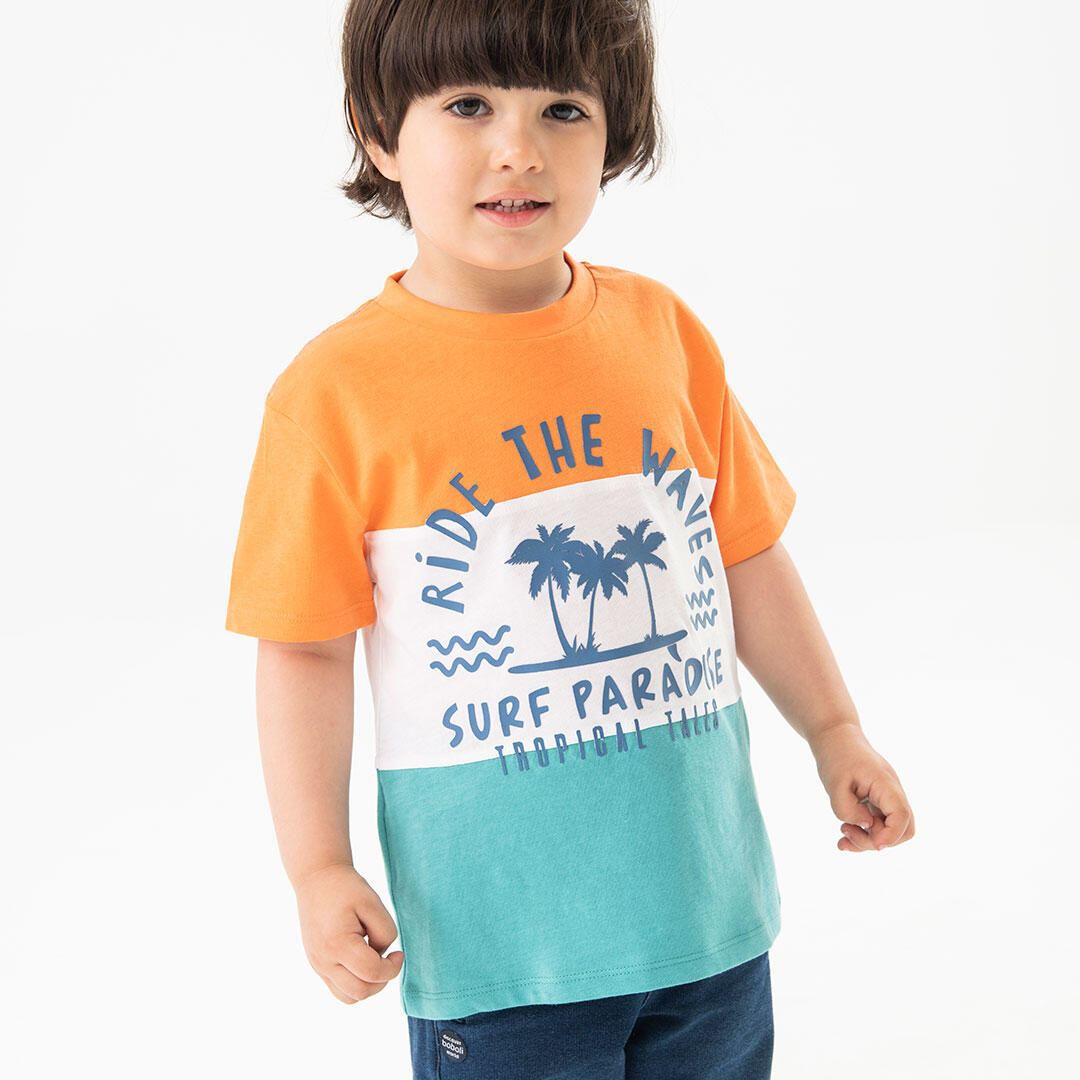 Camiseta Gimnasia Bebé Boboli Naranja 5/6